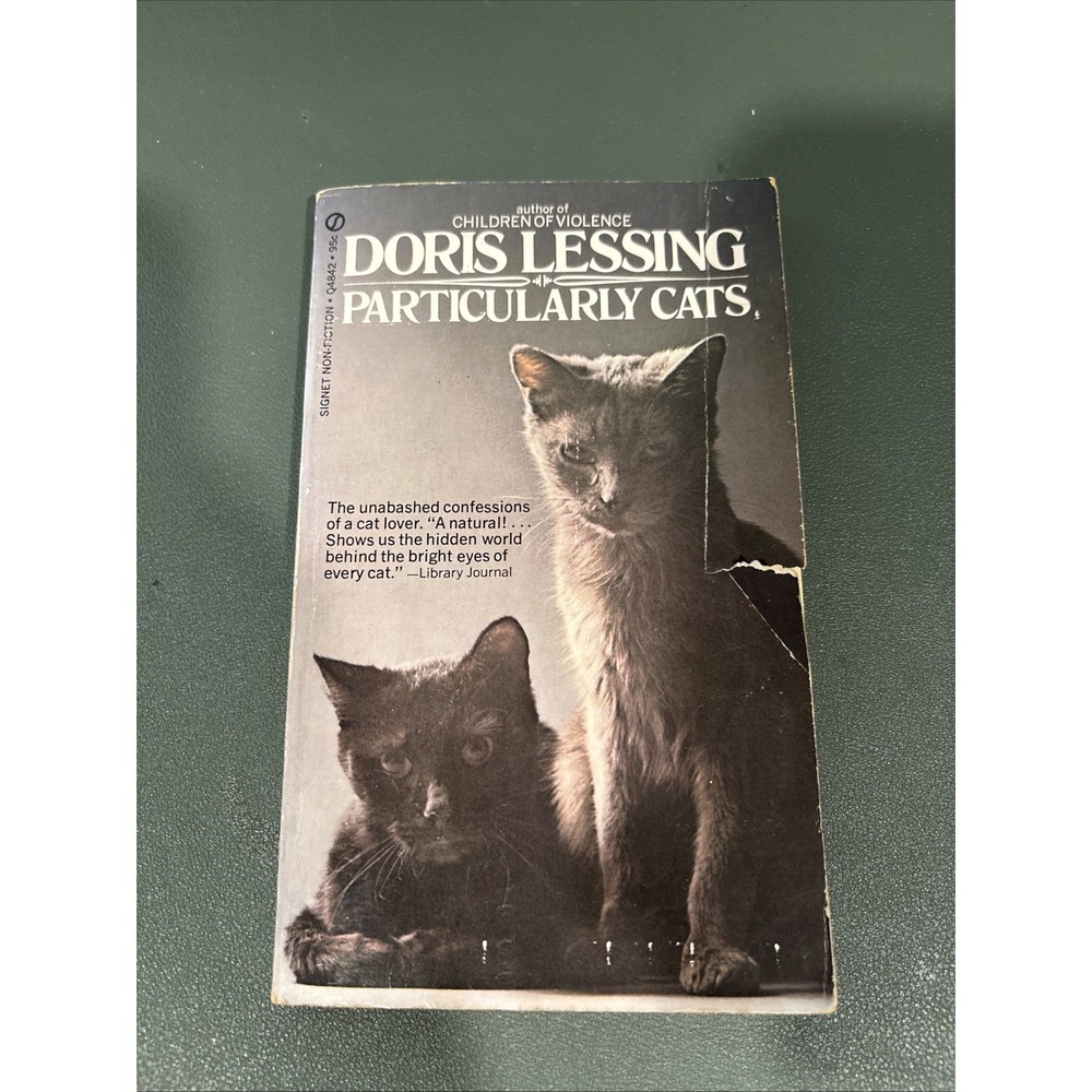 Particularly Cats Doris Lessing 1971 Signet 1st Print Vintage Paperback Memoir